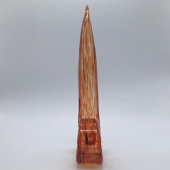 Art Glass Dancing Flame Sculpture Hand Blown - Picture 2 of 6